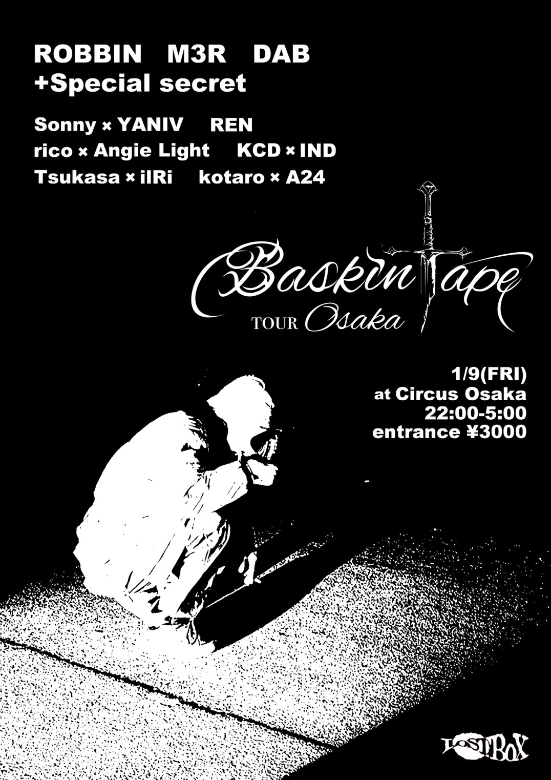 Lostbox presents Baskin Tape tour Osaka