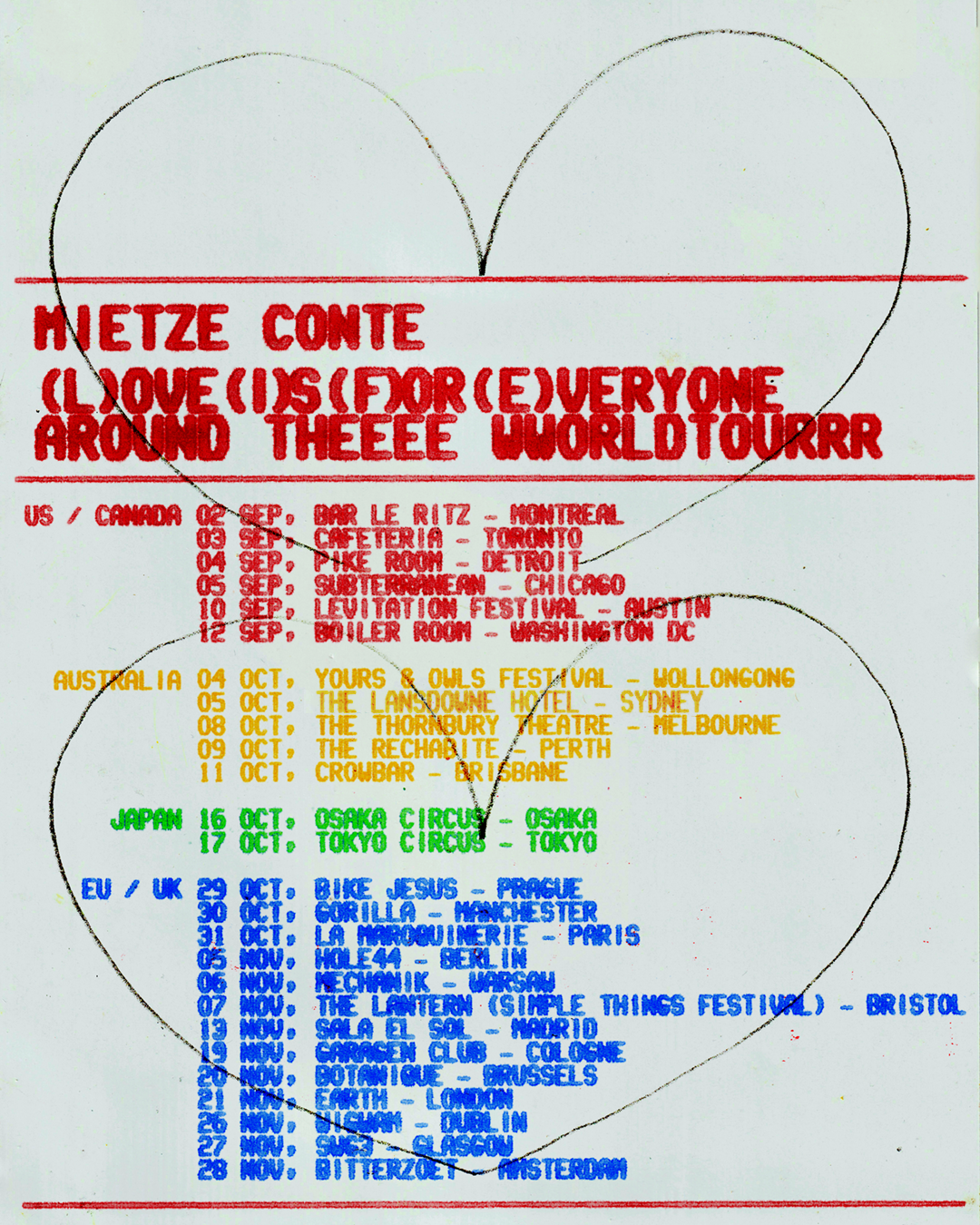 10/16(FRI)-synts presents: Mietze Conte-