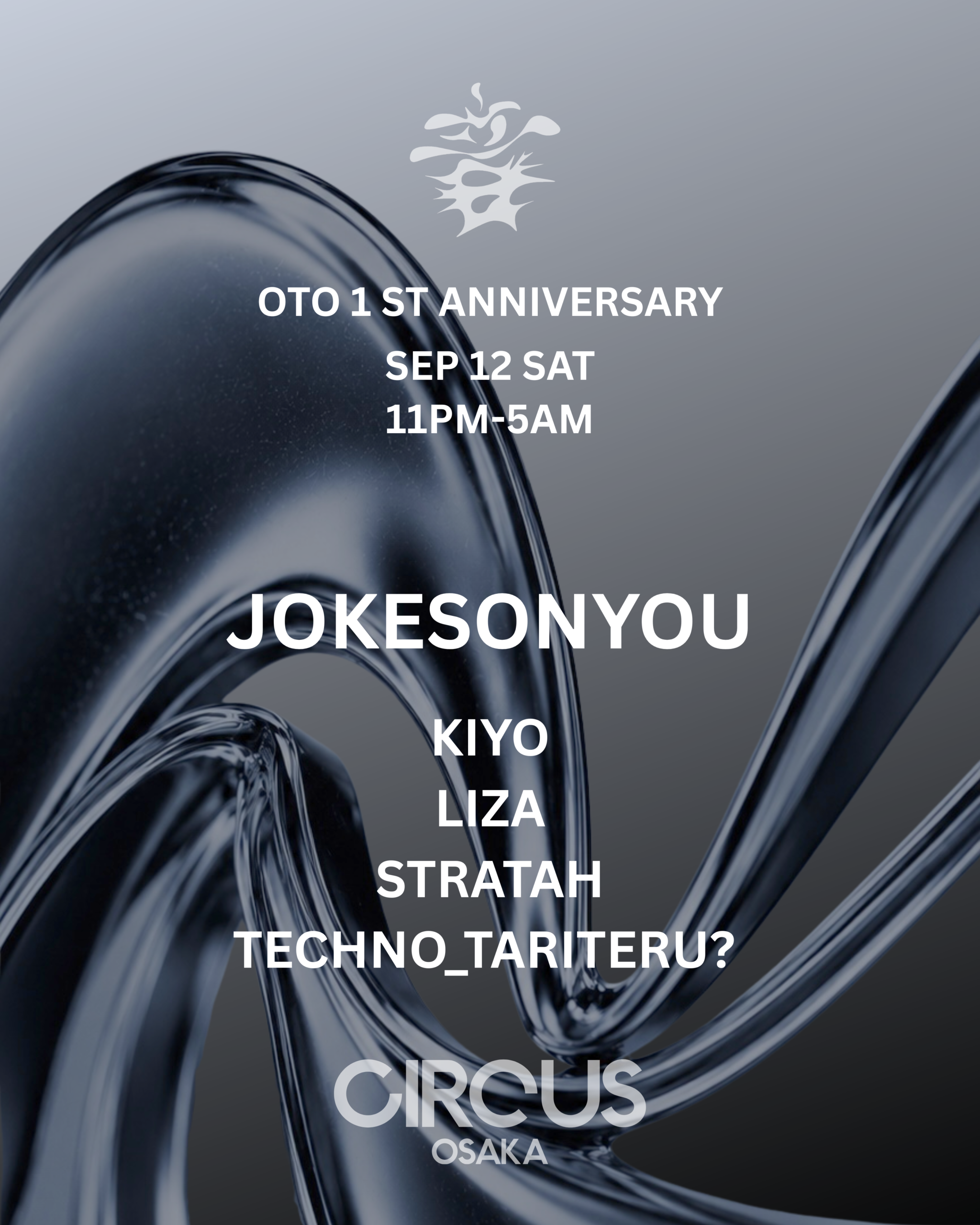 09/12(SAT) OTO 1st Anniversary