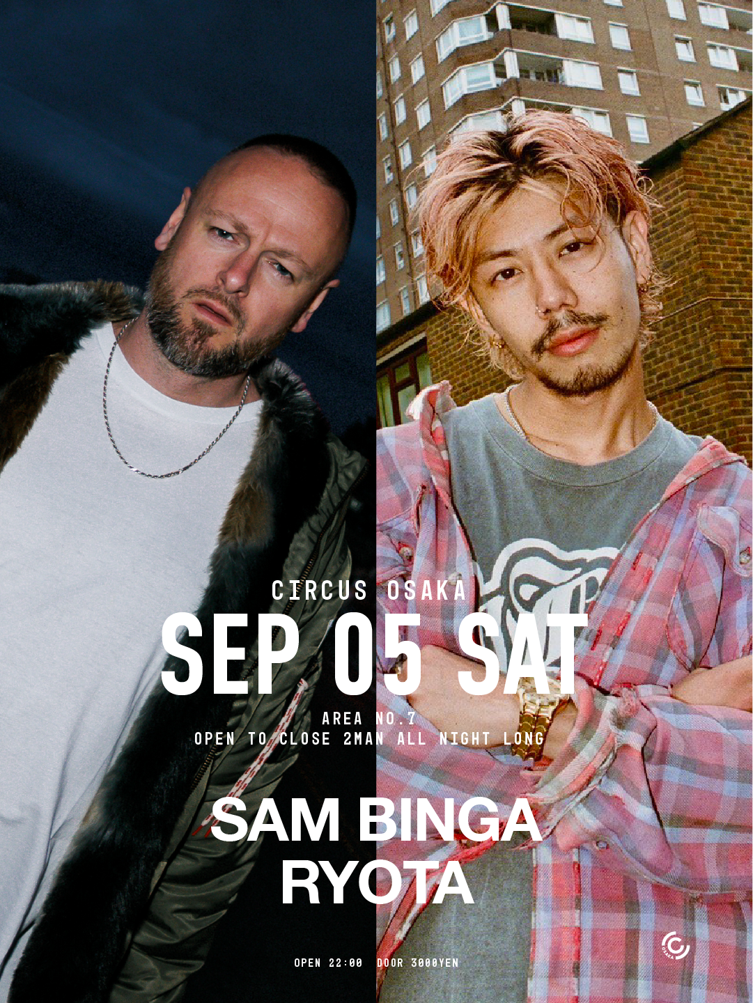 09.05(SAT)-SAM BINGA × RYOTA-